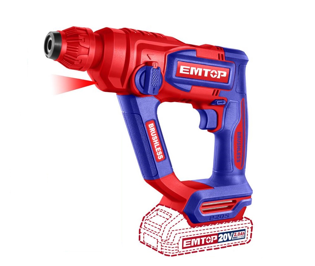 Перфоратор акумуляторний EMTOP ELRH201881